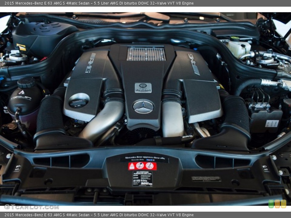 5.5 Liter AMG DI biturbo DOHC 32-Valve VVT V8 Engine for the 2015 Mercedes-Benz E #101252665
