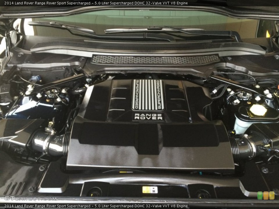 5.0 Liter Supercharged DOHC 32-Valve VVT V8 Engine for the 2014 Land Rover Range Rover Sport #101253685