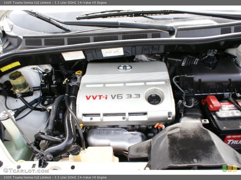 3.3 Liter DOHC 24-Valve V6 Engine for the 2005 Toyota Sienna #101271268