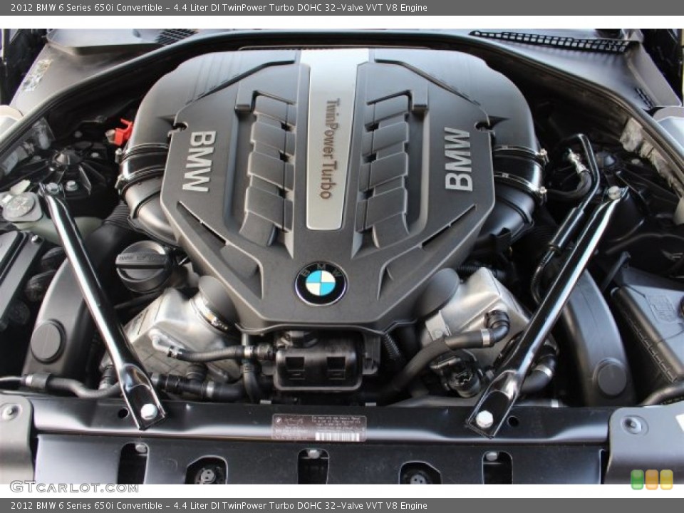 4.4 Liter DI TwinPower Turbo DOHC 32-Valve VVT V8 Engine for the 2012 BMW 6 Series #101293029