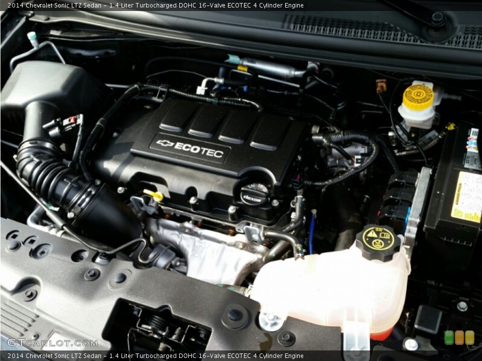 1.4 Liter Turbocharged DOHC 16-Valve ECOTEC 4 Cylinder Engine for the 2014 Chevrolet Sonic #101349099