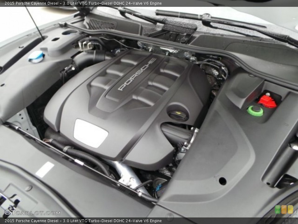 3.0 Liter VTG Turbo-Diesel DOHC 24-Valve V6 Engine for the 2015 Porsche Cayenne #101350200