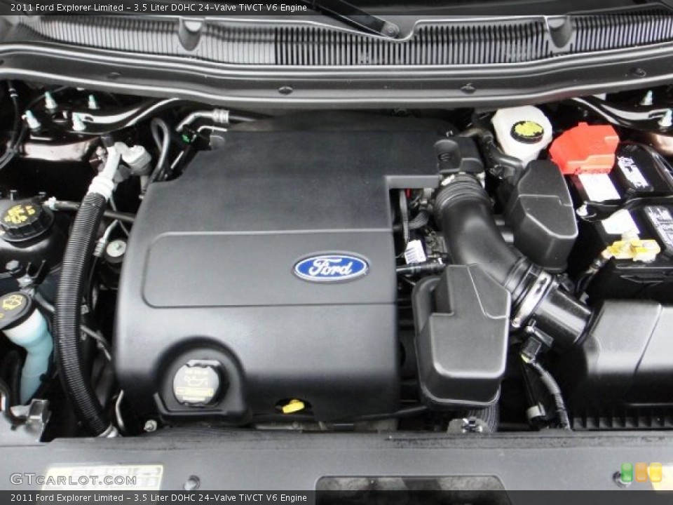 3.5 Liter DOHC 24-Valve TiVCT V6 Engine for the 2011 Ford Explorer #101361996
