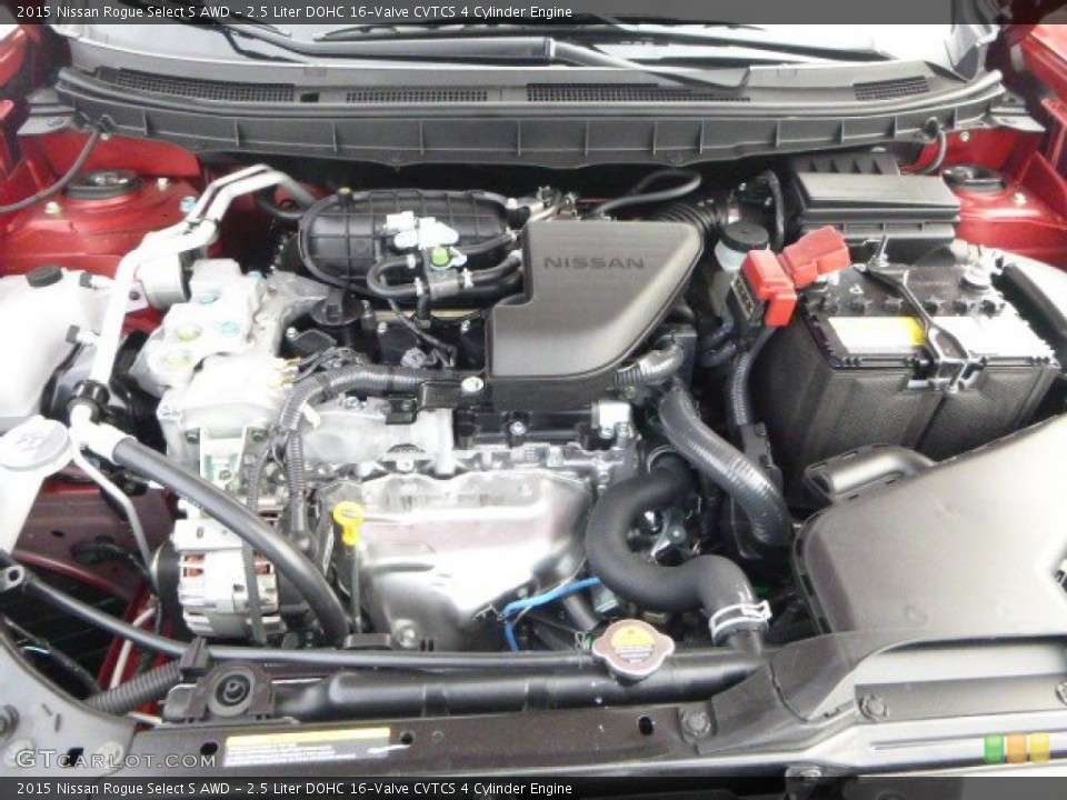 2.5 Liter DOHC 16-Valve CVTCS 4 Cylinder Engine for the 2015 Nissan Rogue Select #101362464