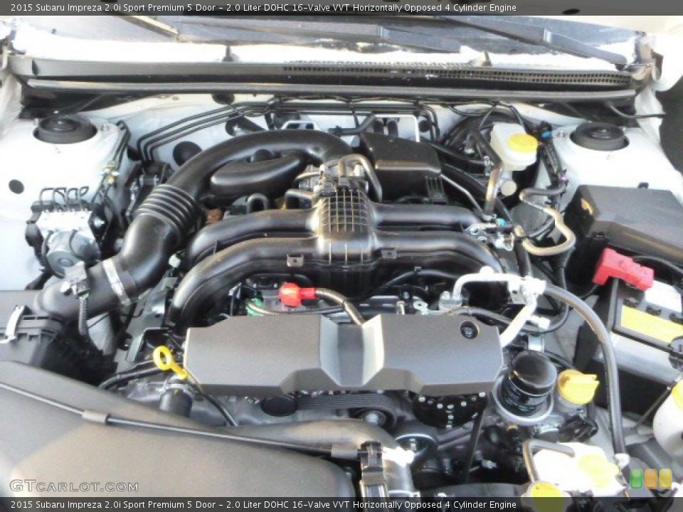 2.0 Liter DOHC 16-Valve VVT Horizontally Opposed 4 Cylinder Engine for the 2015 Subaru Impreza #101374122