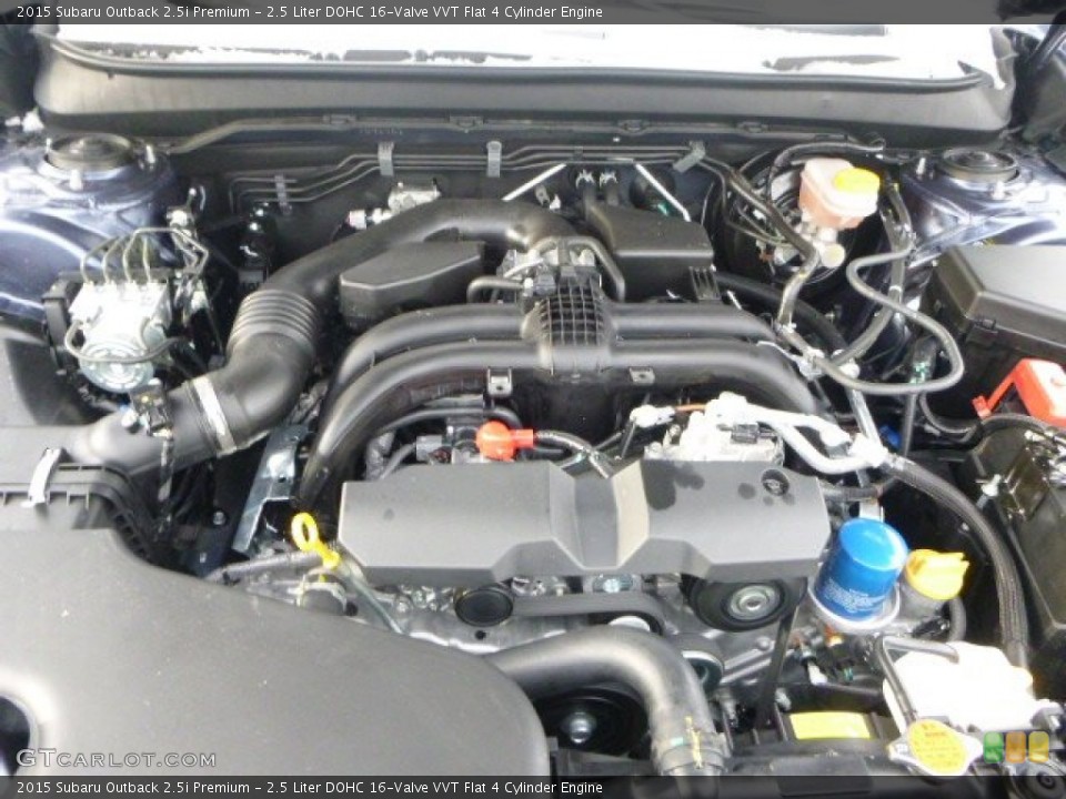 2.5 Liter DOHC 16-Valve VVT Flat 4 Cylinder Engine for the 2015 Subaru Outback #101376570