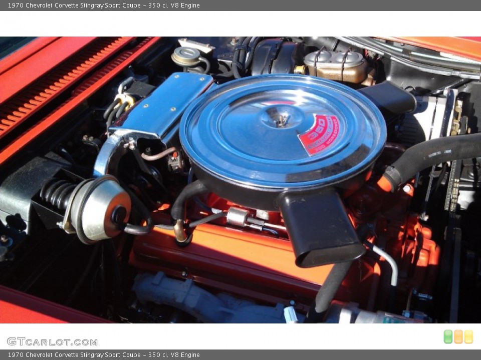 350 ci. V8 1970 Chevrolet Corvette Engine
