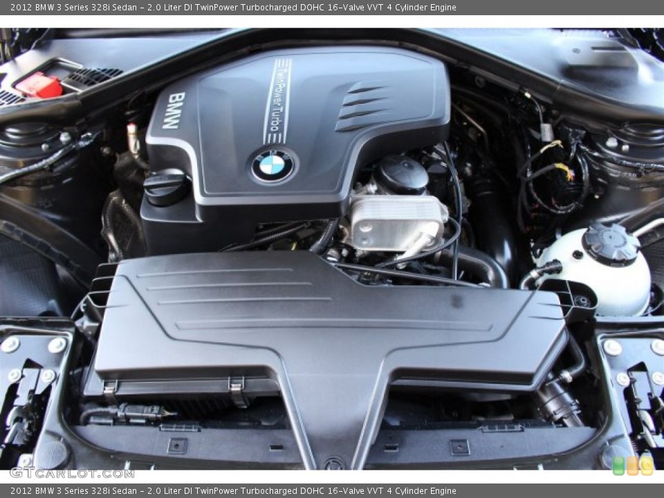 2.0 Liter DI TwinPower Turbocharged DOHC 16-Valve VVT 4 Cylinder 2012 BMW 3 Series Engine
