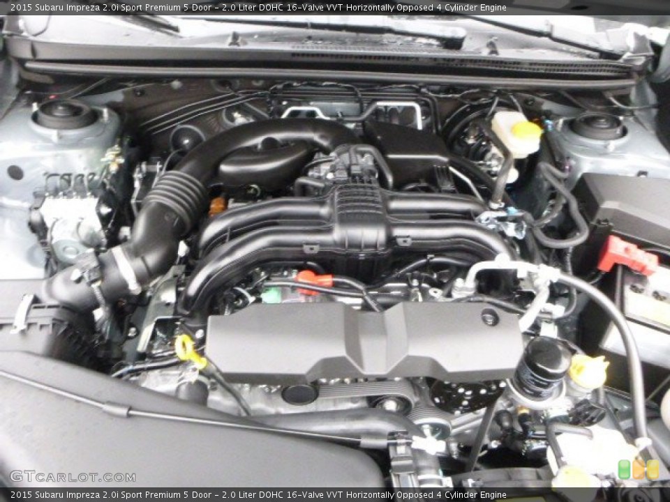 2.0 Liter DOHC 16-Valve VVT Horizontally Opposed 4 Cylinder Engine for the 2015 Subaru Impreza #101454096