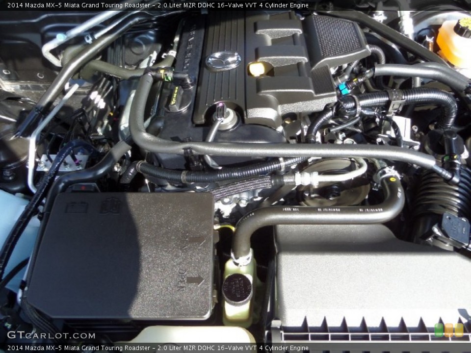2.0 Liter MZR DOHC 16-Valve VVT 4 Cylinder 2014 Mazda MX-5 Miata Engine