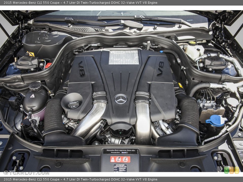 4.7 Liter DI Twin-Turbocharged DOHC 32-Valve VVT V8 Engine for the 2015 Mercedes-Benz CLS #101457336
