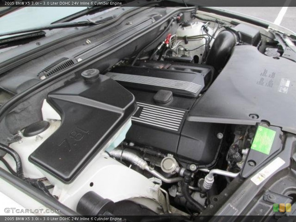 3.0 Liter DOHC 24V Inline 6 Cylinder 2005 BMW X5 Engine