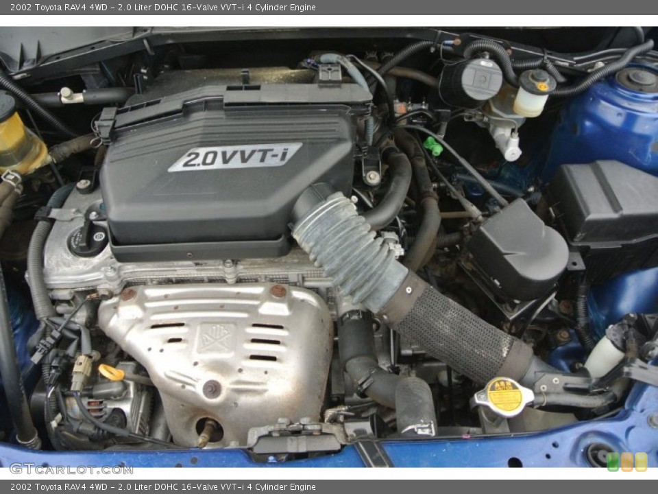 2.0 Liter DOHC 16-Valve VVT-i 4 Cylinder Engine for the 2002 Toyota RAV4 #101568299