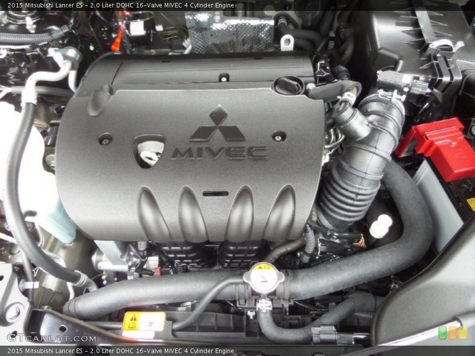 2.0 Liter DOHC 16-Valve MIVEC 4 Cylinder 2015 Mitsubishi Lancer Engine