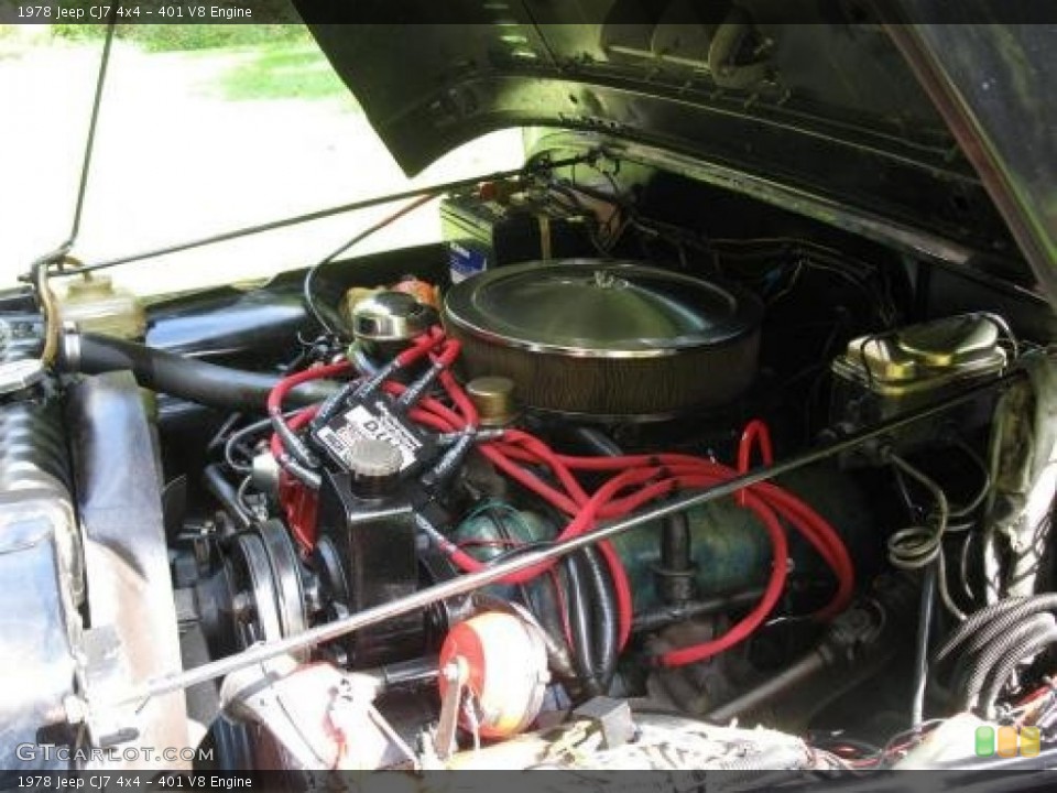 401 V8 Engine for the 1978 Jeep CJ7 #101609091