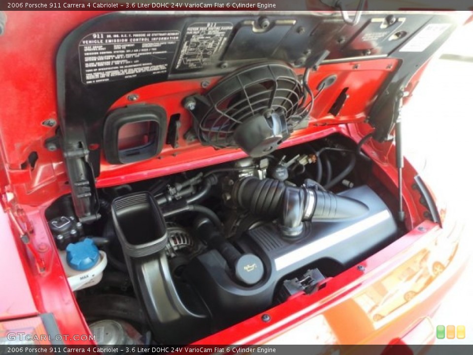 3.6 Liter DOHC 24V VarioCam Flat 6 Cylinder Engine for the 2006 Porsche 911 #101653601