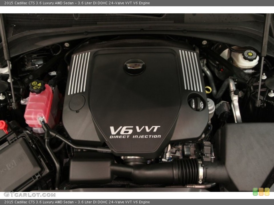 3.6 Liter DI DOHC 24-Valve VVT V6 2015 Cadillac CTS Engine