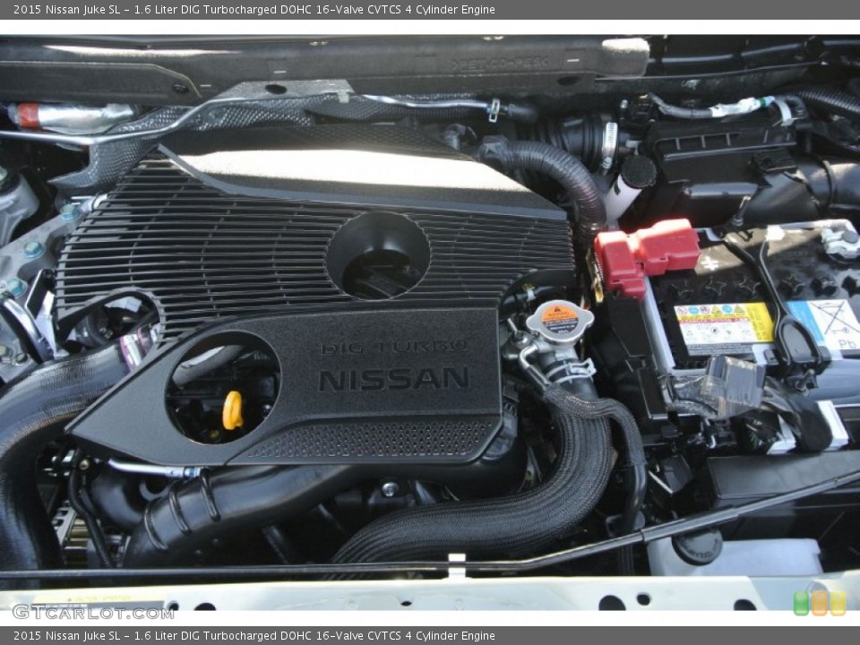 1.6 Liter DIG Turbocharged DOHC 16-Valve CVTCS 4 Cylinder Engine for the 2015 Nissan Juke #101673258