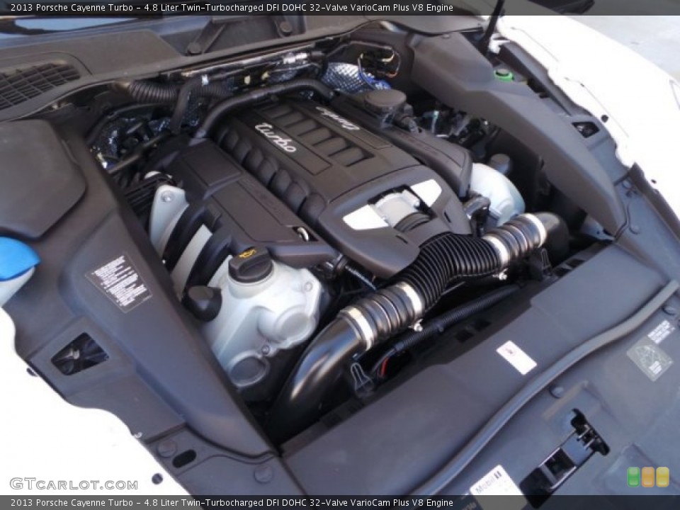 4.8 Liter Twin-Turbocharged DFI DOHC 32-Valve VarioCam Plus V8 2013 Porsche Cayenne Engine
