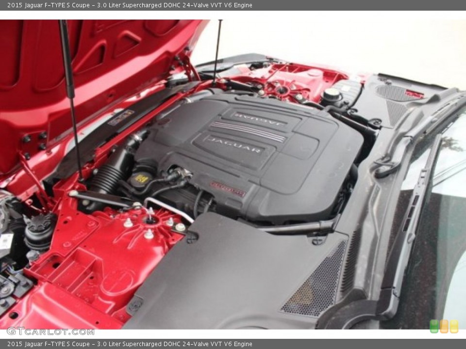 3.0 Liter Supercharged DOHC 24-Valve VVT V6 2015 Jaguar F-TYPE Engine