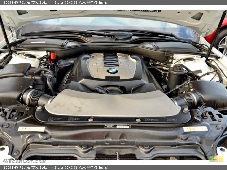 4.8 Liter DOHC 32-Valve VVT V8 Engine for the 2008 BMW 7 Series #101745849