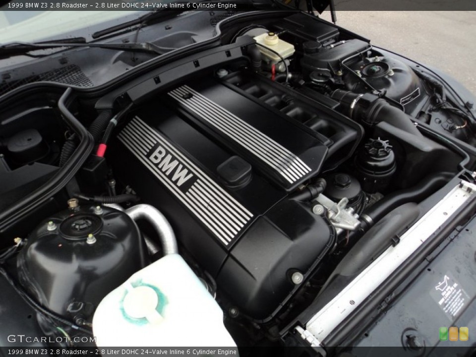 2.8 Liter DOHC 24-Valve Inline 6 Cylinder 1999 BMW Z3 Engine