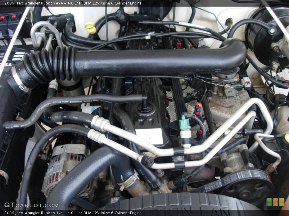 4.0 Liter OHV 12V Inline 6 Cylinder 2006 Jeep Wrangler Engine