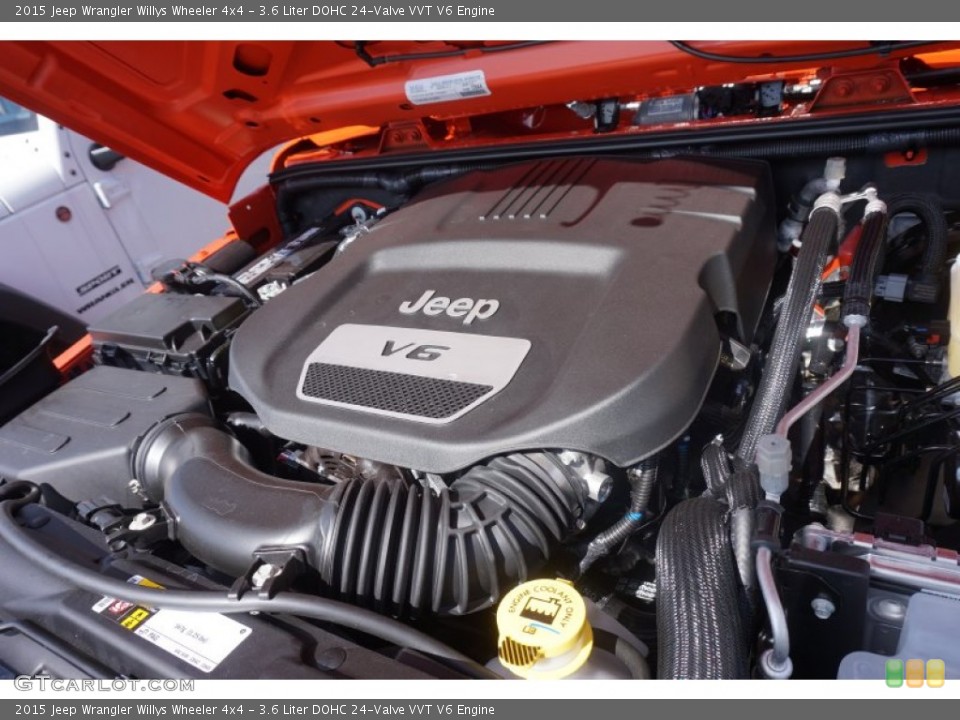 3.6 Liter DOHC 24-Valve VVT V6 Engine for the 2015 Jeep Wrangler #101806793