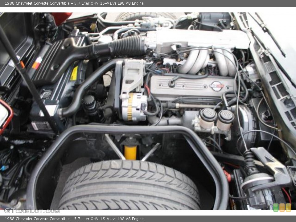 5.7 Liter OHV 16-Valve L98 V8 Engine for the 1988 Chevrolet Corvette #101864158