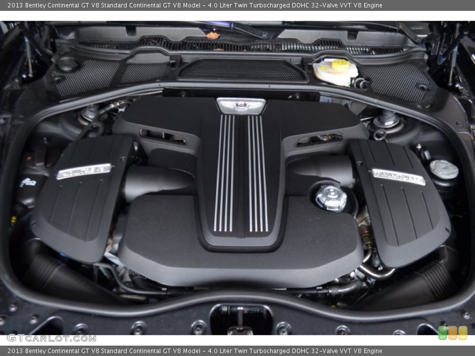 4.0 Liter Twin Turbocharged DOHC 32-Valve VVT V8 2013 Bentley Continental GT V8 Engine