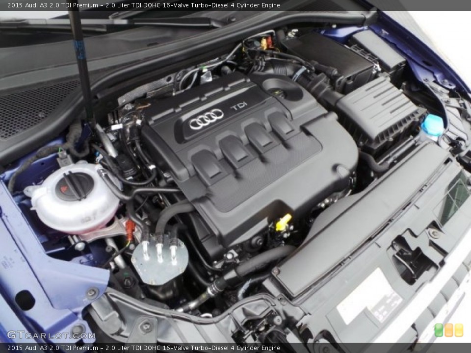 2.0 Liter TDI DOHC 16-Valve Turbo-Diesel 4 Cylinder Engine for the 2015 Audi A3 #101872594