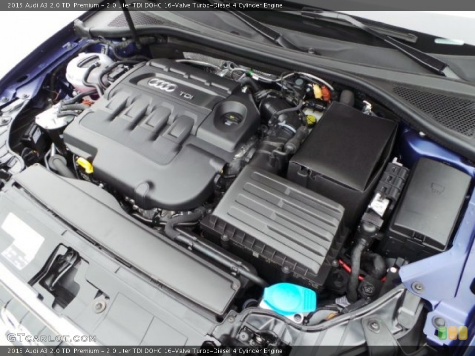 2.0 Liter TDI DOHC 16-Valve Turbo-Diesel 4 Cylinder Engine for the 2015 Audi A3 #101872612