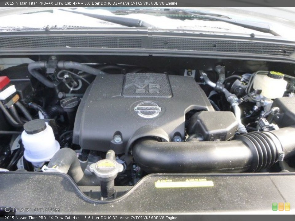 5.6 Liter DOHC 32-Valve CVTCS VK56DE V8 Engine for the 2015 Nissan Titan #101876959