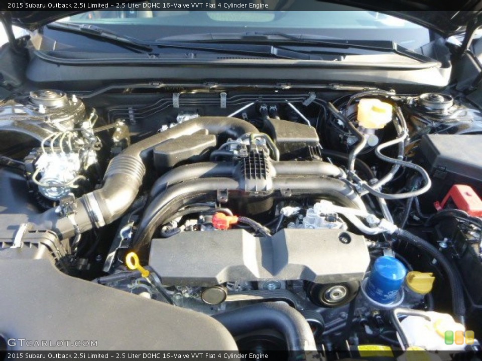 2.5 Liter DOHC 16-Valve VVT Flat 4 Cylinder Engine for the 2015 Subaru Outback #101878119