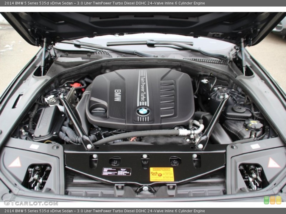 3.0 Liter TwinPower Turbo Diesel DOHC 24-Valve Inline 6 Cylinder Engine for the 2014 BMW 5 Series #101909966