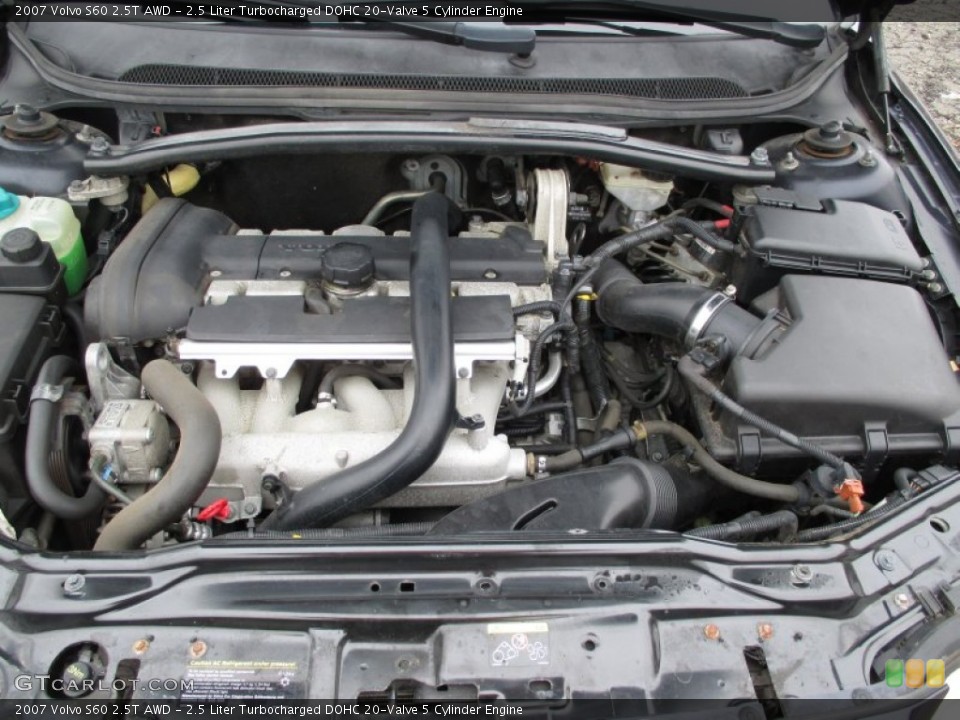 2.5 Liter Turbocharged DOHC 20-Valve 5 Cylinder Engine for the 2007 Volvo S60 #101912855