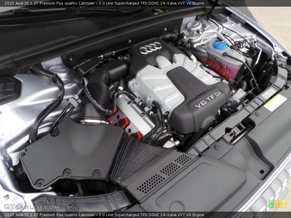 3.0 Liter Supercharged TFSI DOHC 24-Valve VVT V6 Engine for the 2015 Audi S5 #101914919
