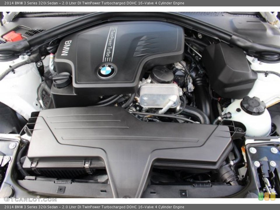 2.0 Liter DI TwinPower Turbocharged DOHC 16-Valve 4 Cylinder 2014 BMW 3 Series Engine