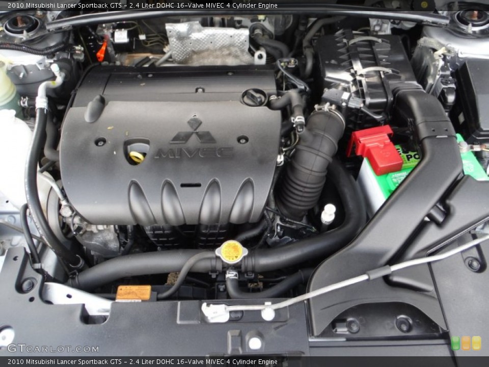 2.4 Liter DOHC 16-Valve MIVEC 4 Cylinder Engine for the 2010 Mitsubishi Lancer #101924018