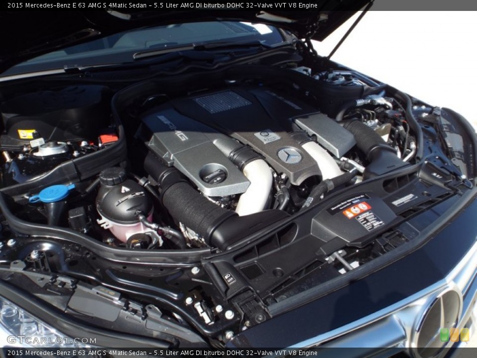 5.5 Liter AMG DI biturbo DOHC 32-Valve VVT V8 Engine for the 2015 Mercedes-Benz E #101928179