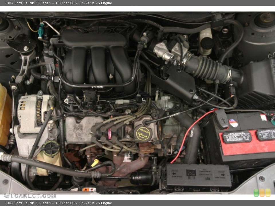 3.0 Liter OHV 12-Valve V6 2004 Ford Taurus Engine