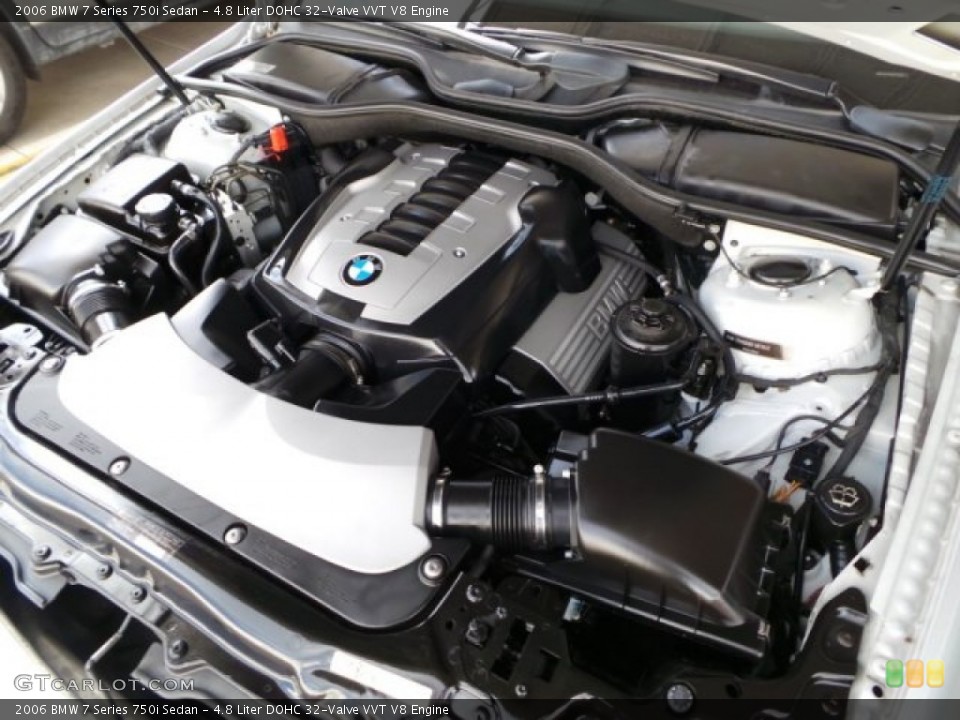 4.8 Liter DOHC 32-Valve VVT V8 Engine for the 2006 BMW 7 Series #101950679
