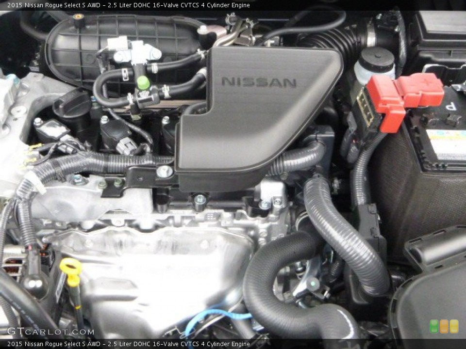 2.5 Liter DOHC 16-Valve CVTCS 4 Cylinder Engine for the 2015 Nissan Rogue Select #101965421