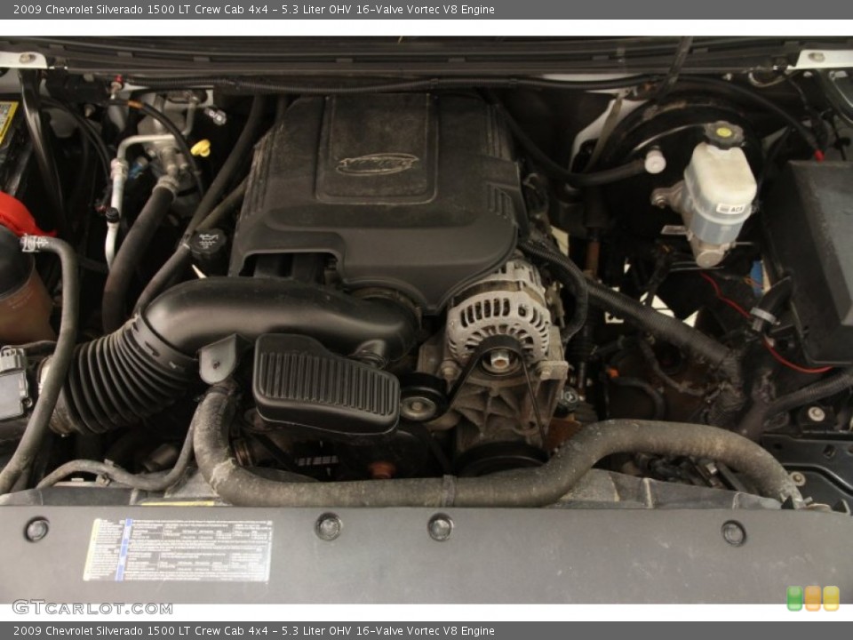 5.3 Liter OHV 16-Valve Vortec V8 Engine for the 2009 Chevrolet Silverado 1500 #101974292