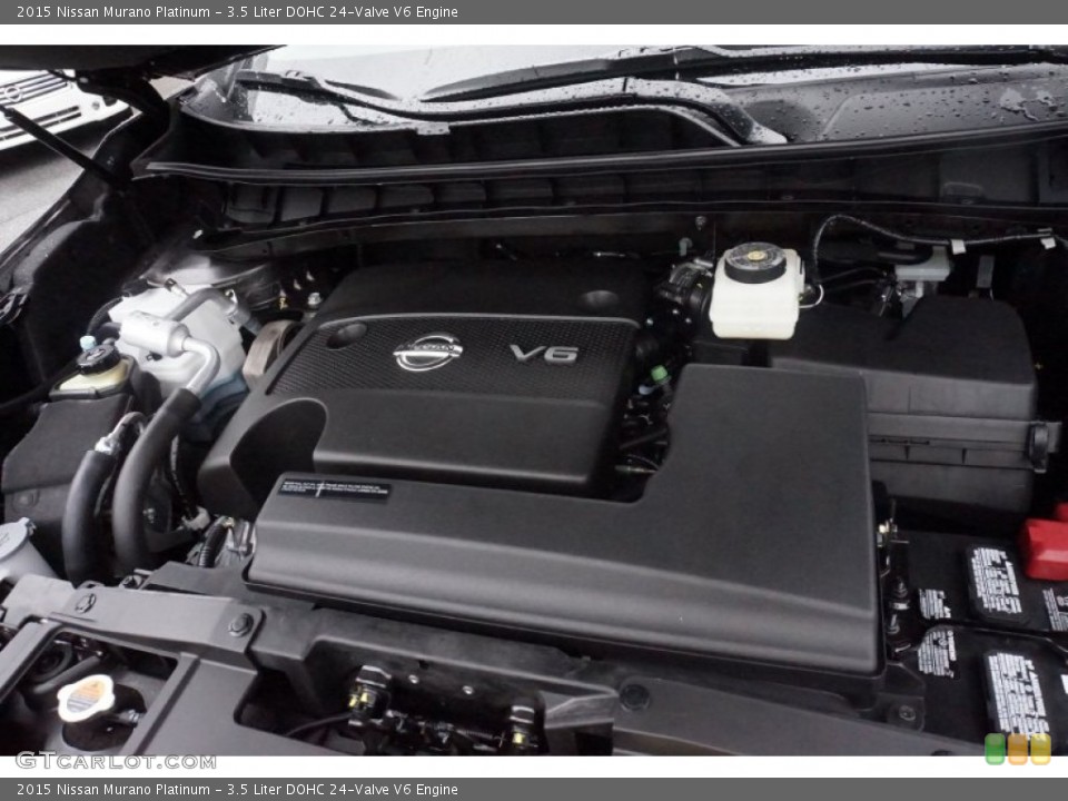 3.5 Liter DOHC 24-Valve V6 2015 Nissan Murano Engine