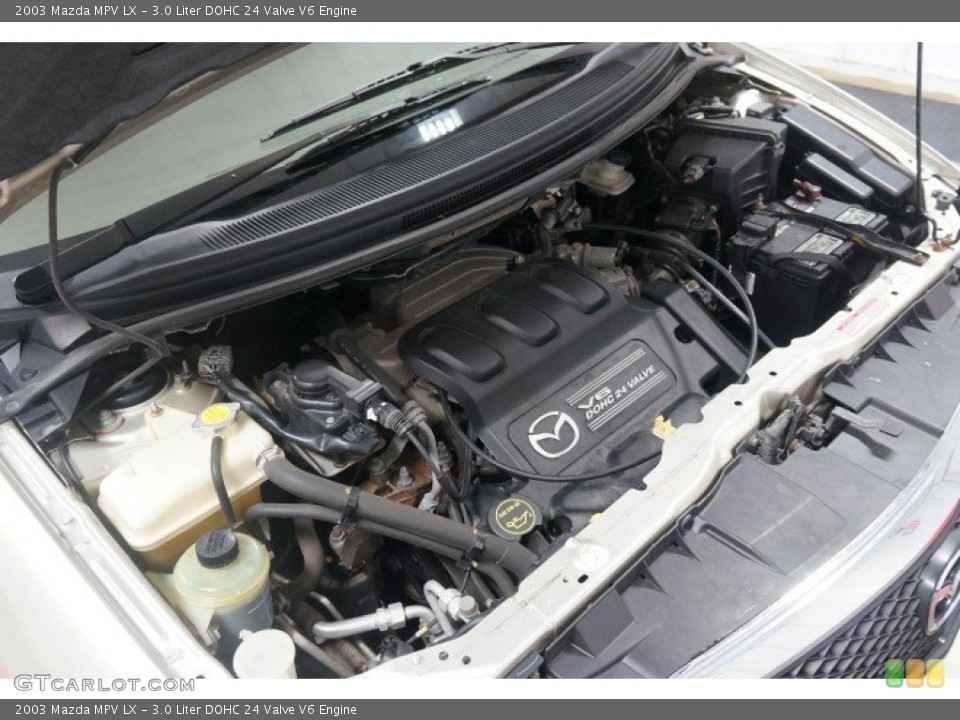 3.0 Liter DOHC 24 Valve V6 2003 Mazda MPV Engine