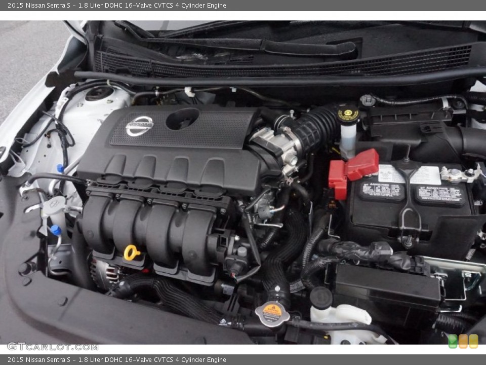 1.8 Liter DOHC 16-Valve CVTCS 4 Cylinder 2015 Nissan Sentra Engine
