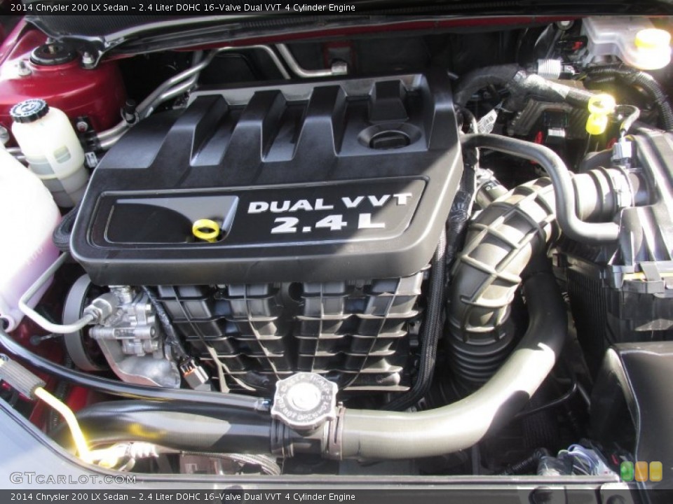 2.4 Liter DOHC 16-Valve Dual VVT 4 Cylinder 2014 Chrysler 200 Engine