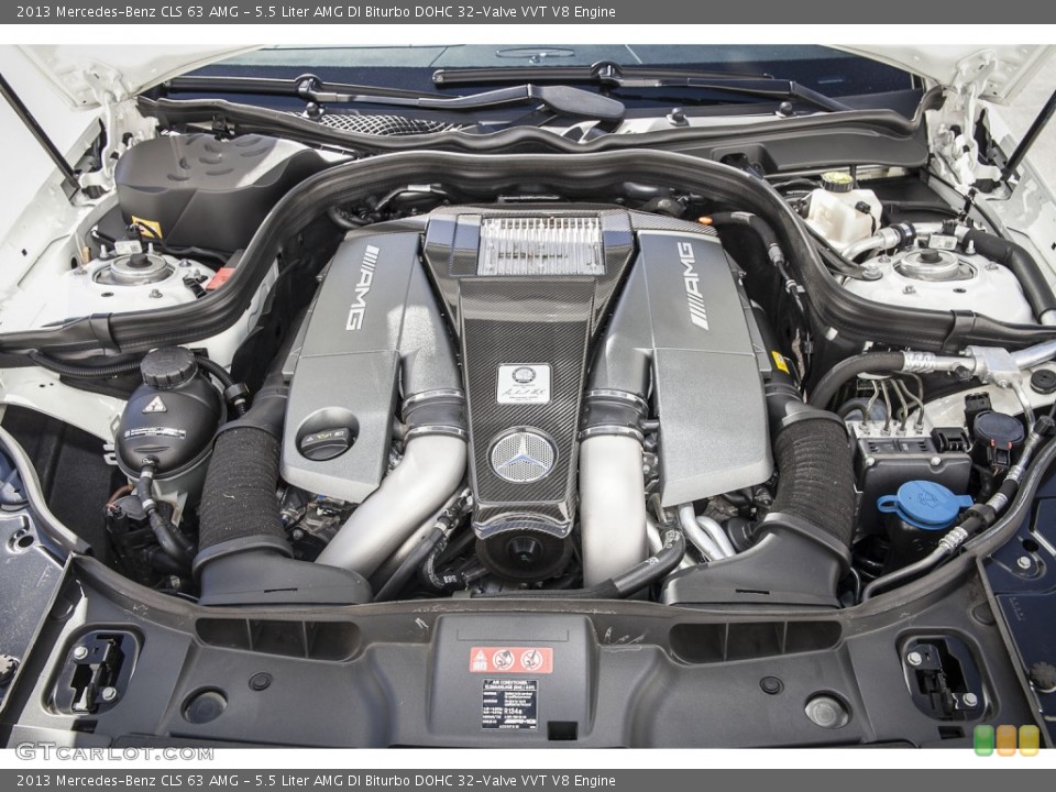 5.5 Liter AMG DI Biturbo DOHC 32-Valve VVT V8 Engine for the 2013 Mercedes-Benz CLS #102032772