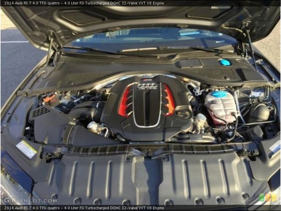 4.0 Liter FSI Turbocharged DOHC 32-Valve VVT V8 Engine for the 2014 Audi RS 7 #102051939